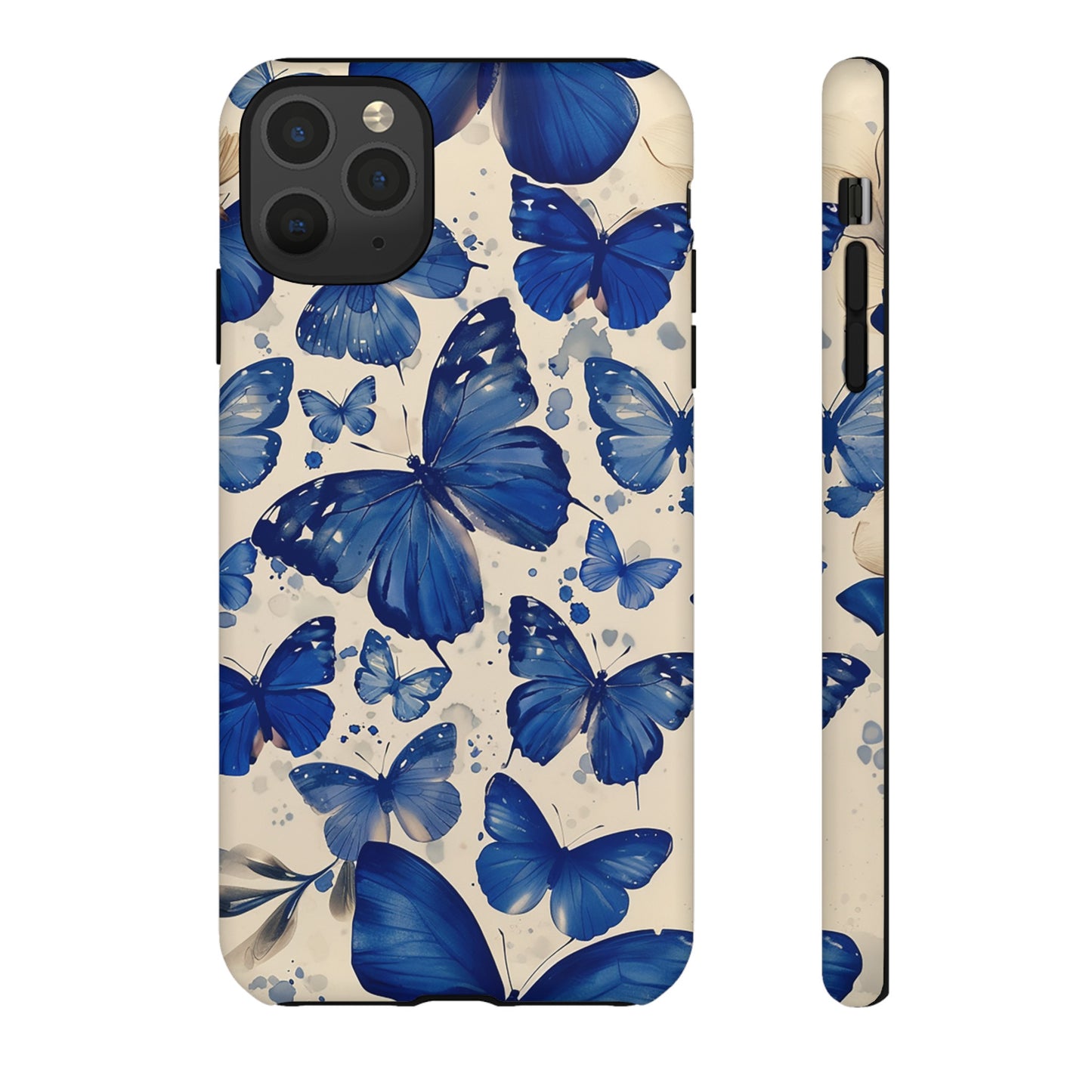 Blue Butterfly Tough Phone Case