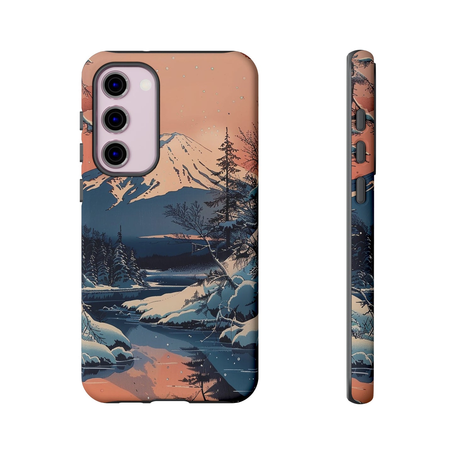 Snow Covered Mountain Tough Phone Case