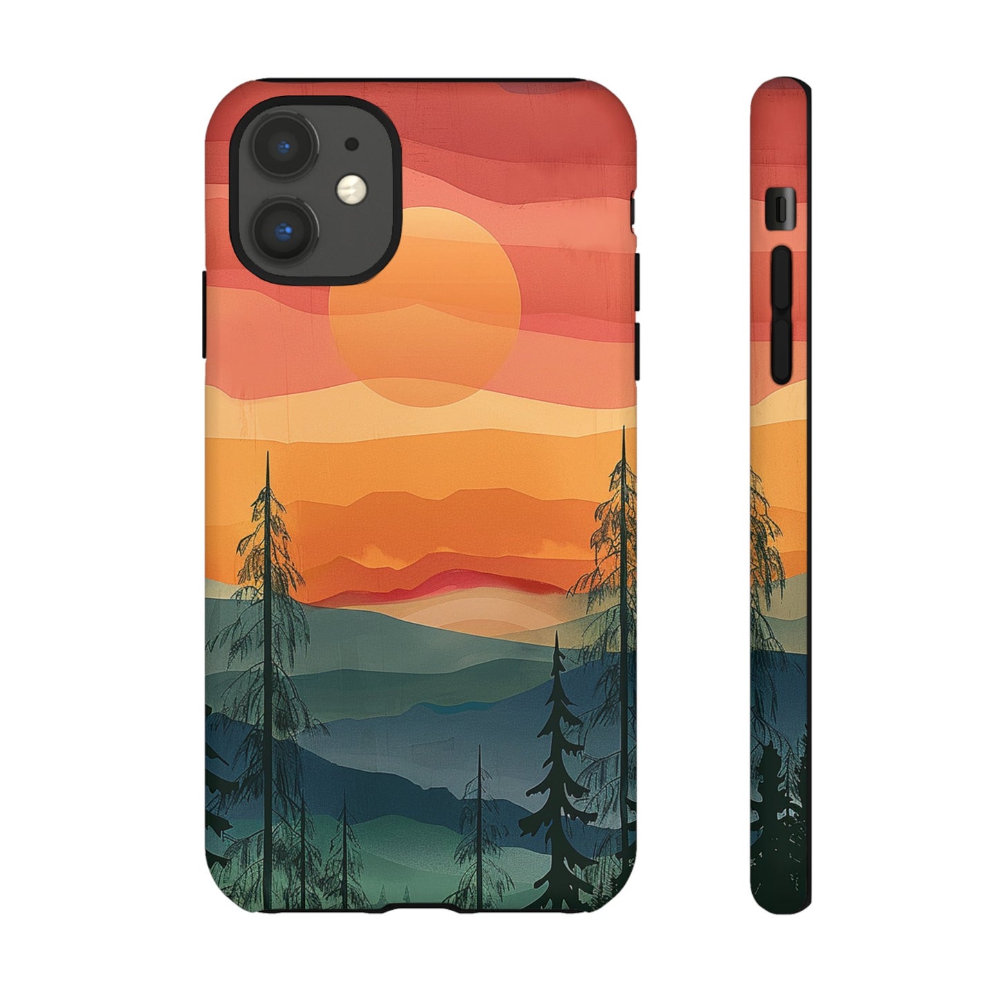 Forest Sunset Tough Phone Case