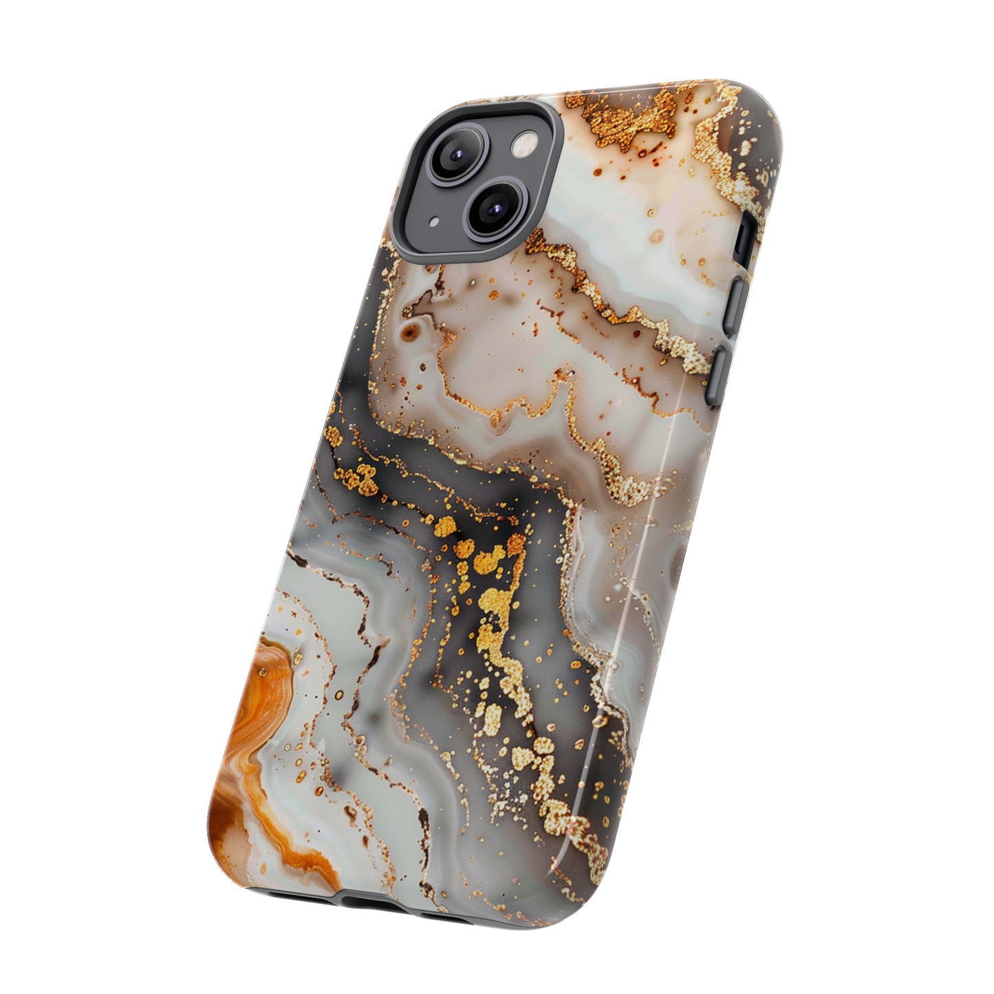 Gold Agate Tough Phone Case