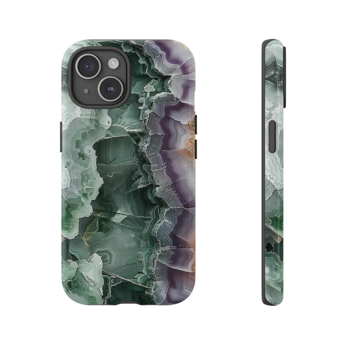 Emerald and Amethyst Tough Phone Case