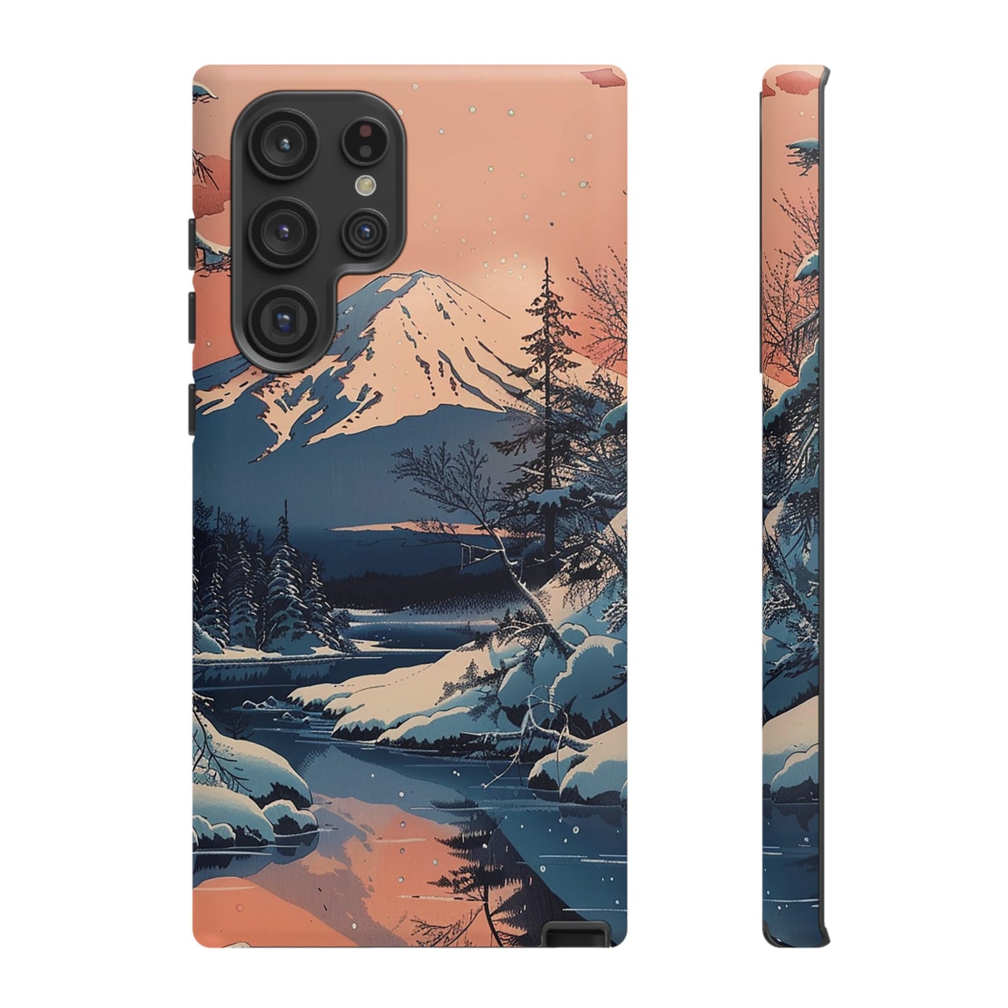 Snow Covered Mountain Tough Phone Case