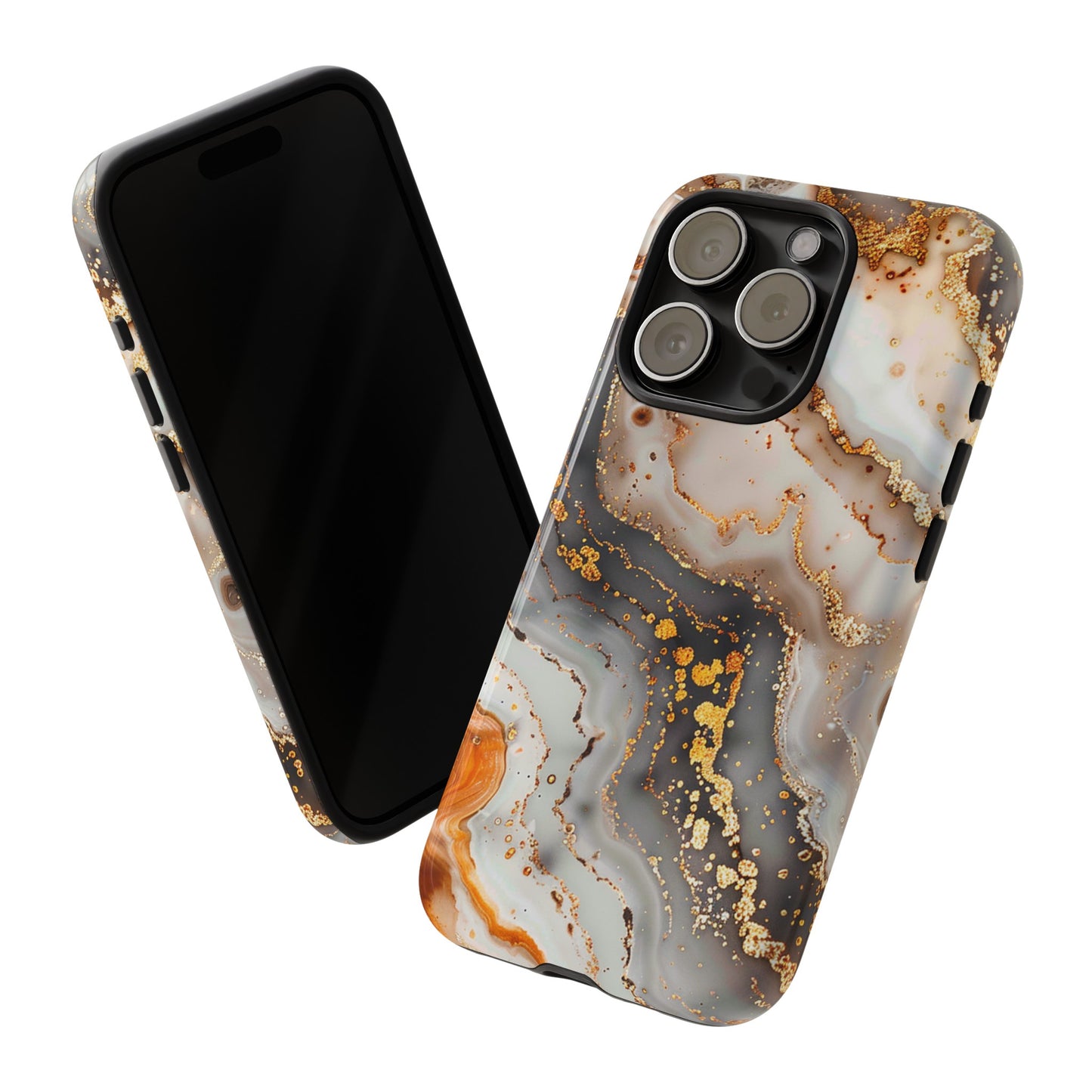 Gold Agate Tough Phone Case