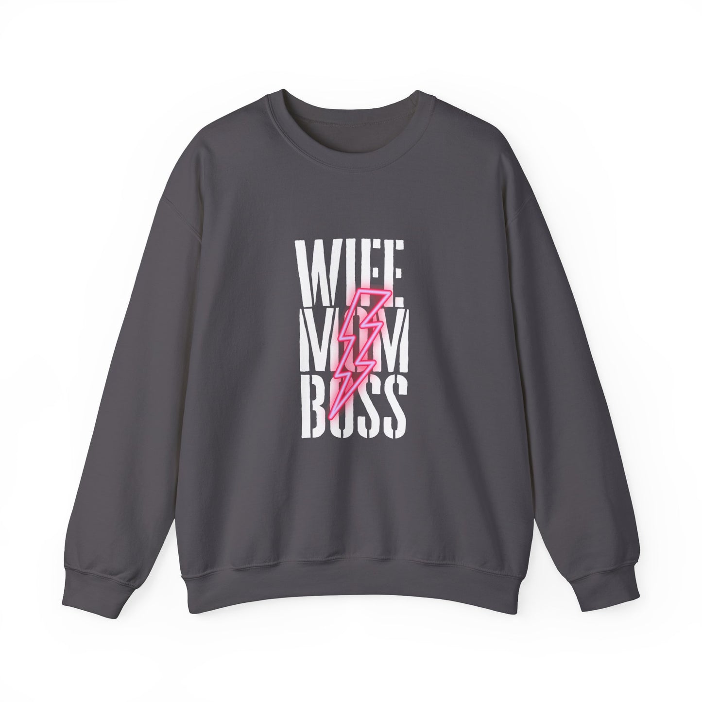 Wife Mom Boss Unisex Crewneck Sweatshirt