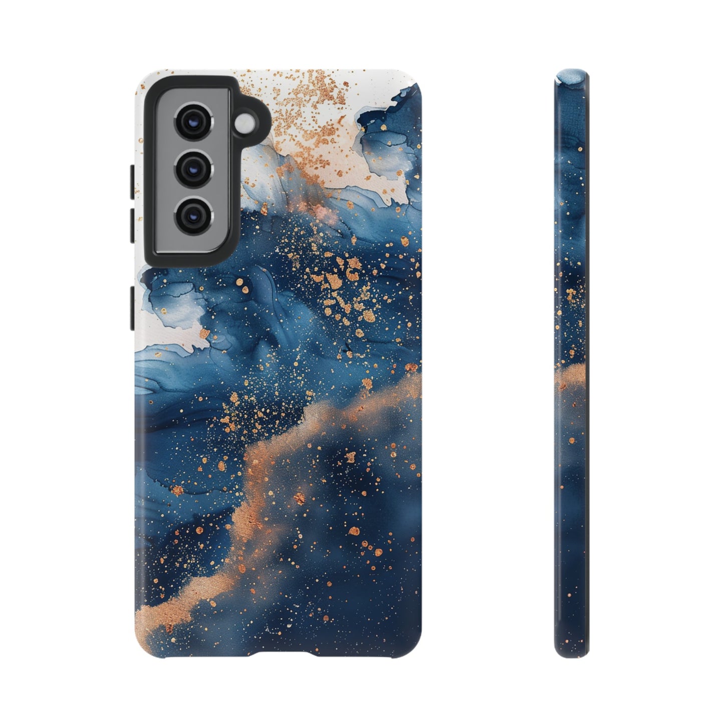 Blue Watercolors Tough Phone Case