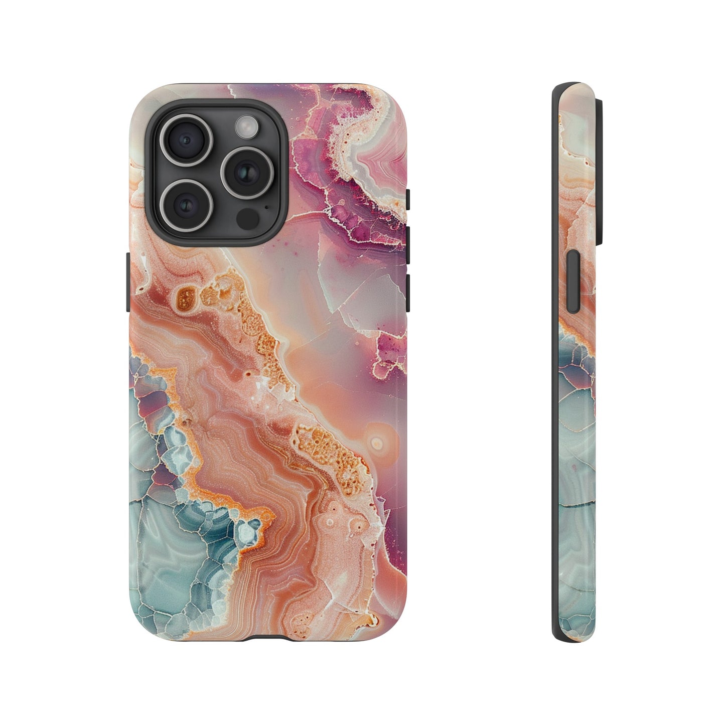 Pink Agate Tough Phone Case