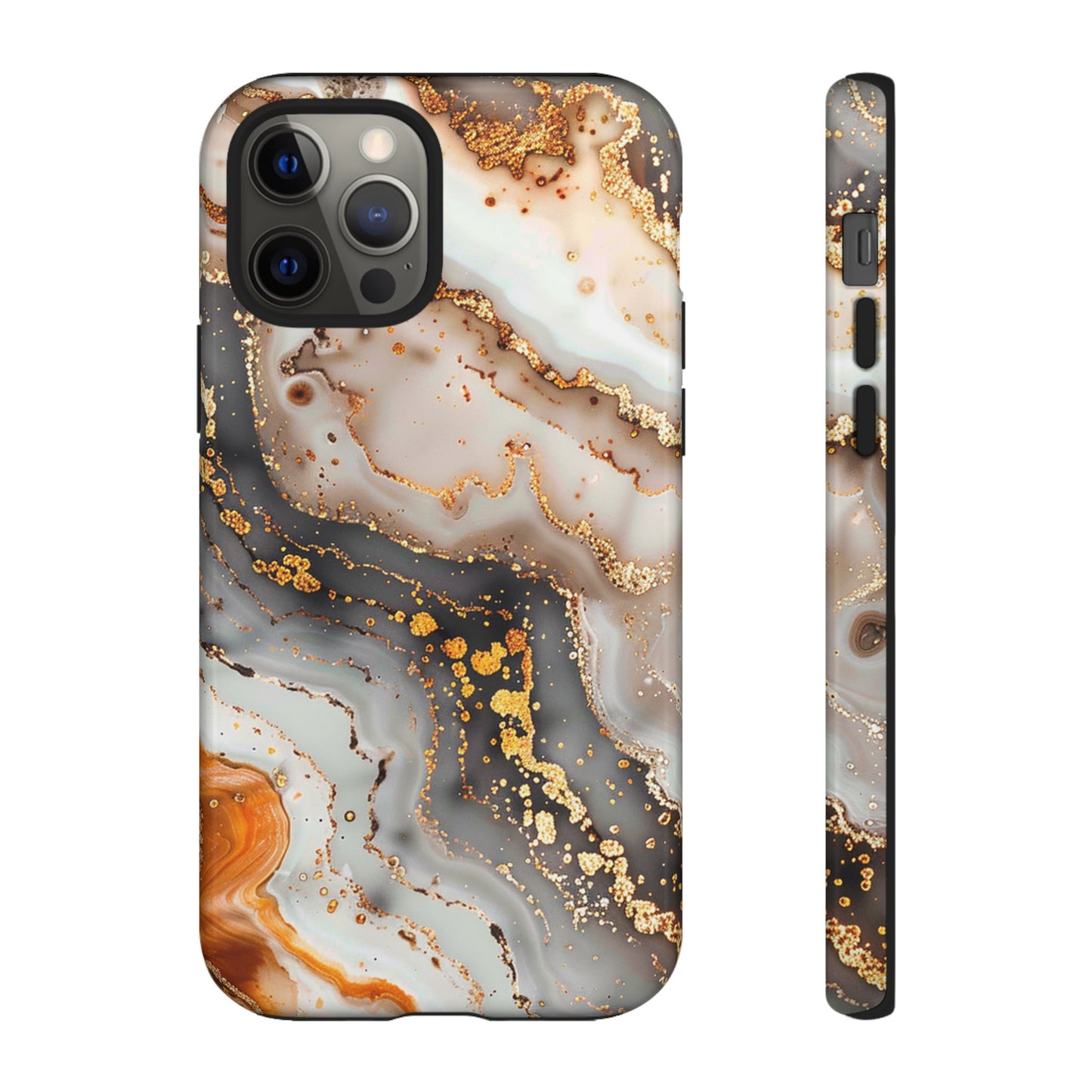 Gold Agate Tough Phone Case