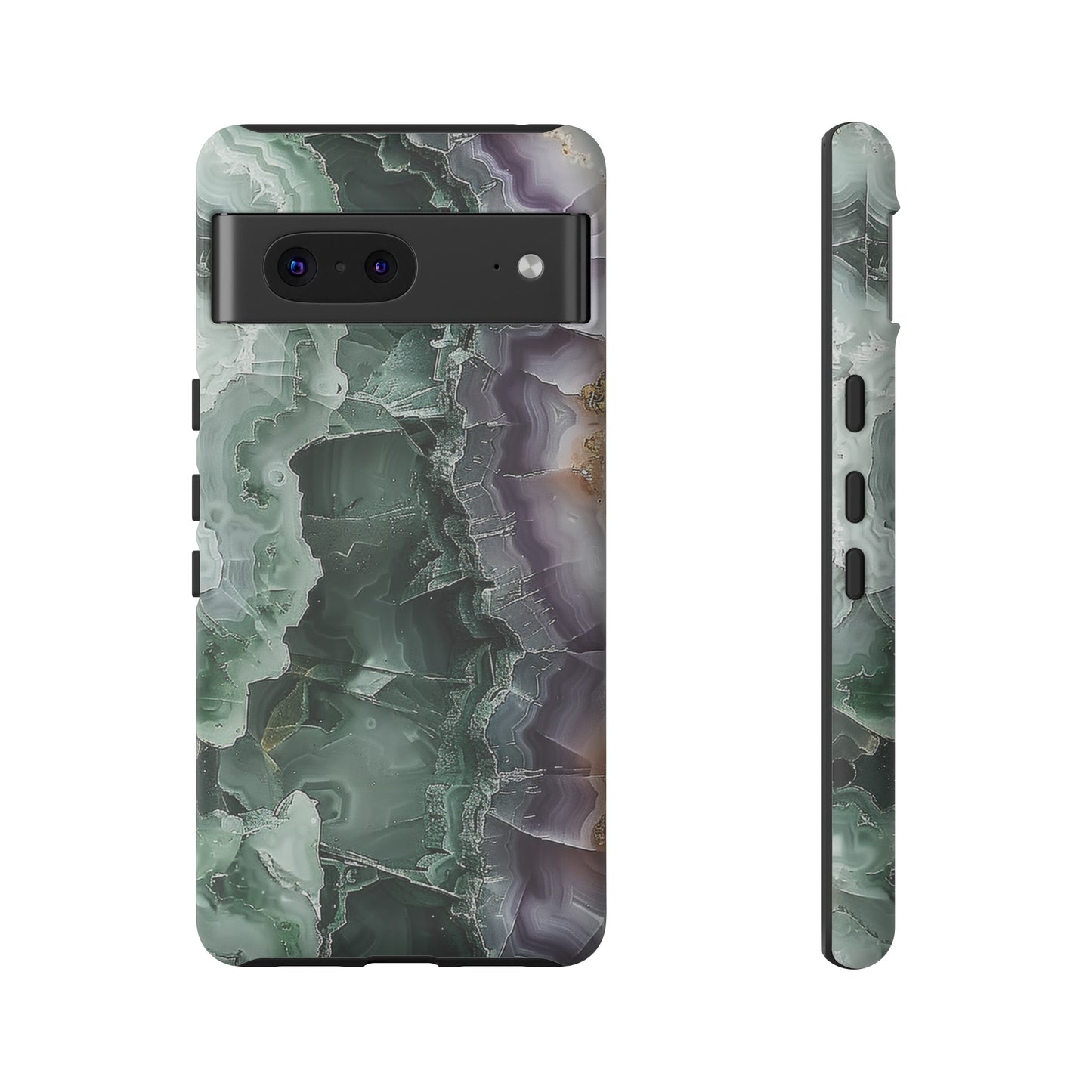 Emerald and Amethyst Tough Phone Case