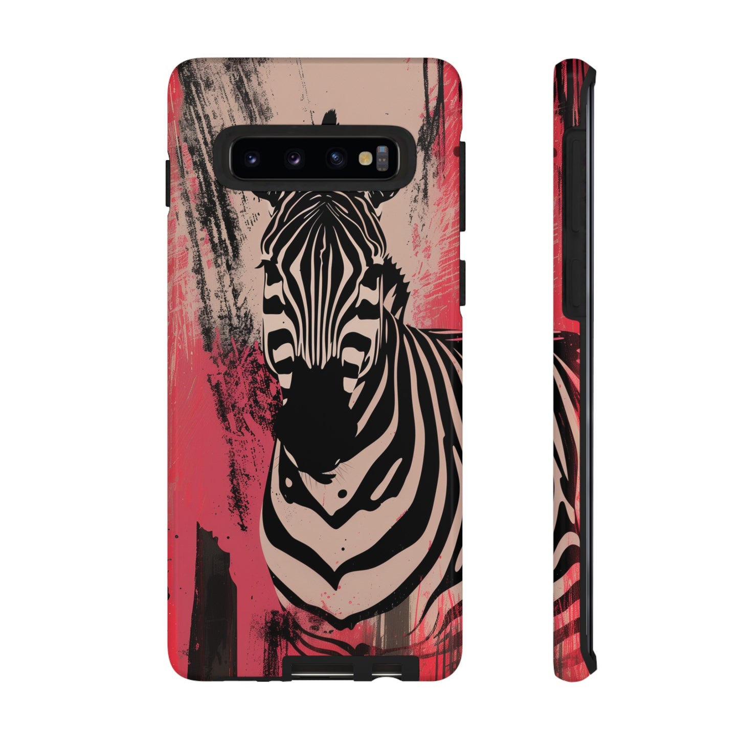 Pink Zebra Tough Phone Case