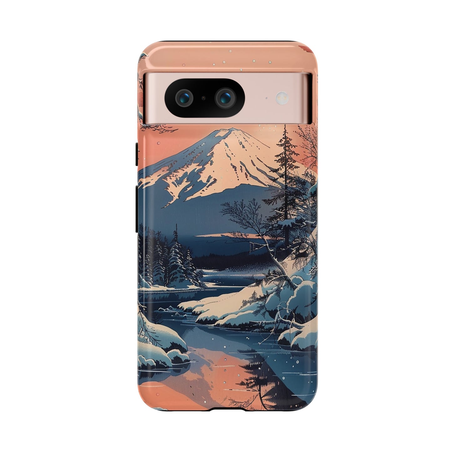 Snow Covered Mountain Tough Phone Case