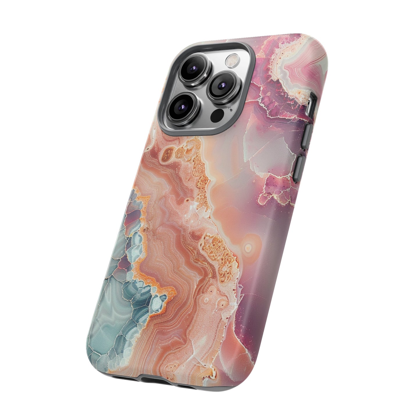 Pink Agate Tough Phone Case