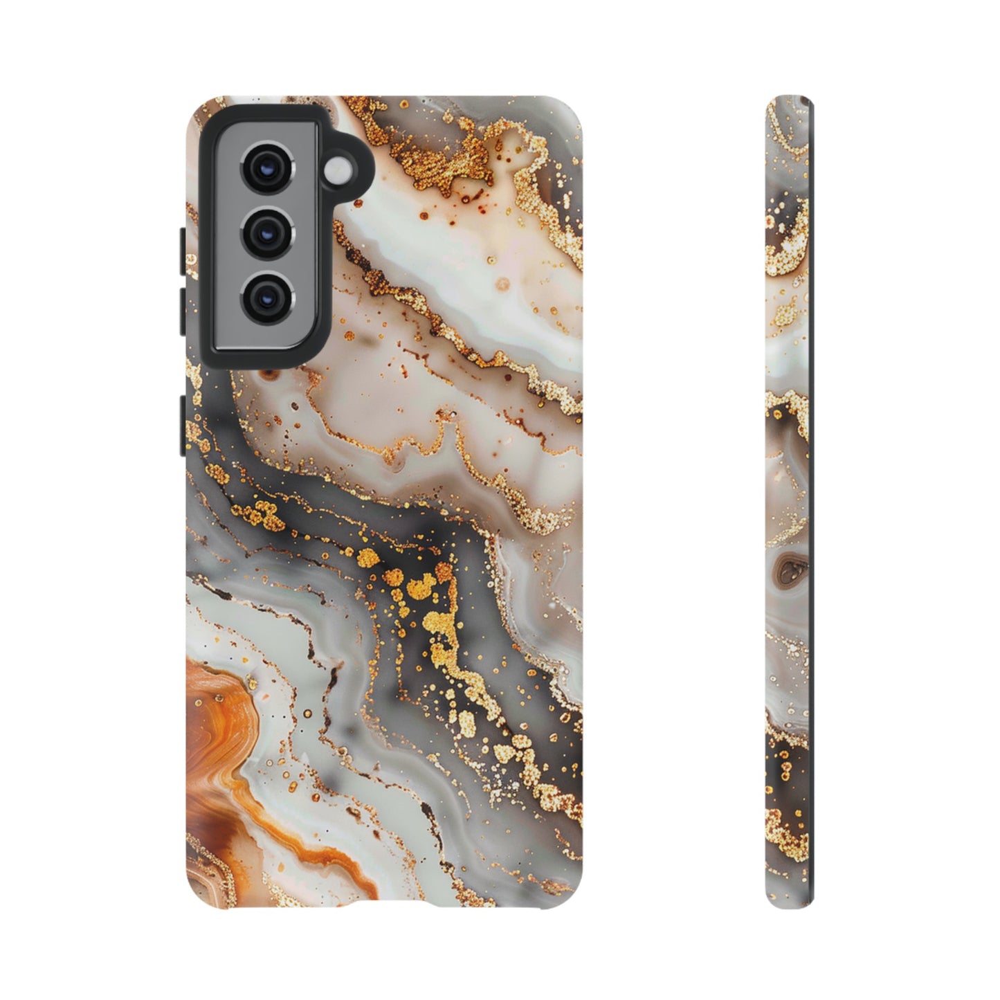 Gold Agate Tough Phone Case