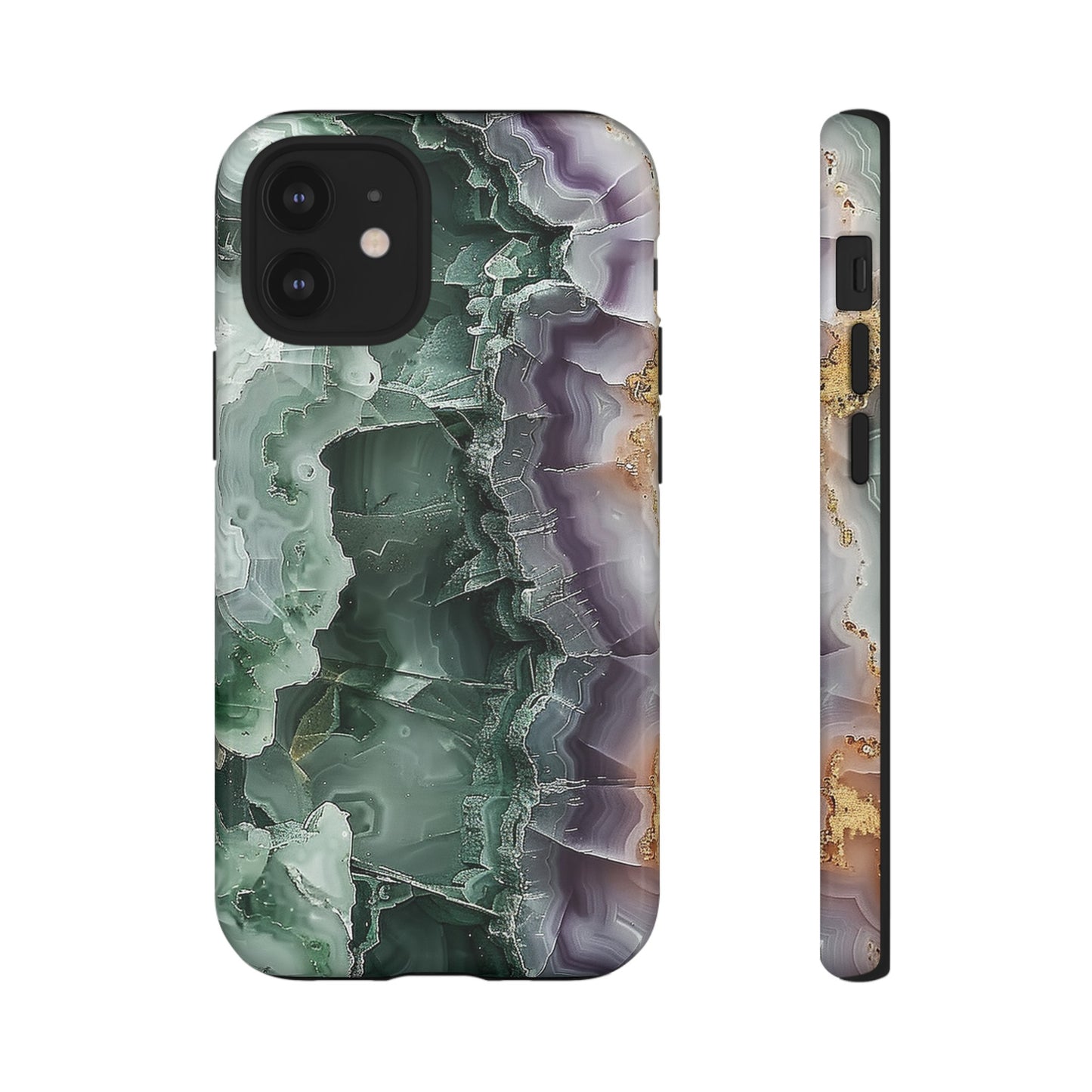 Emerald and Amethyst Tough Phone Case