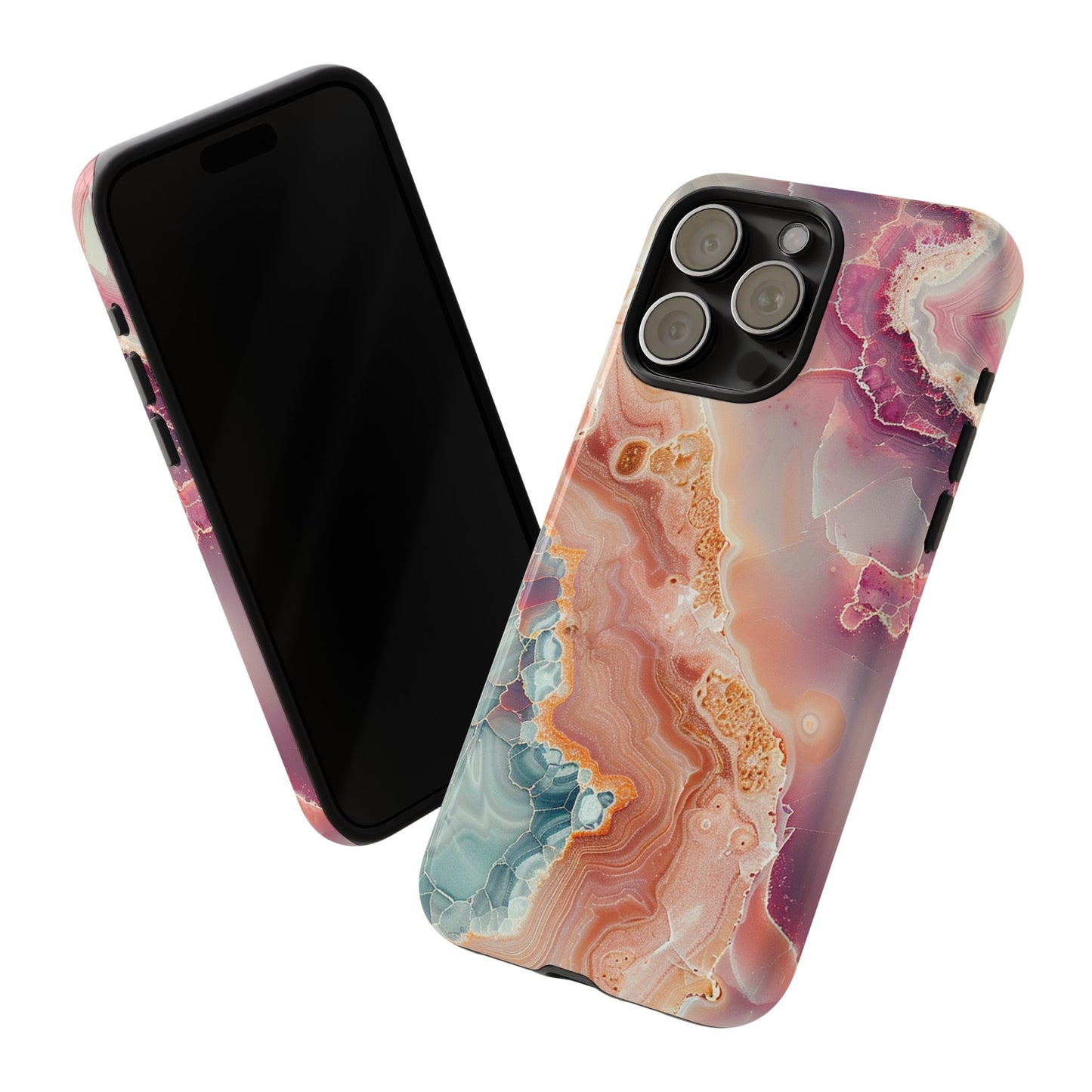 Pink Agate Tough Phone Case