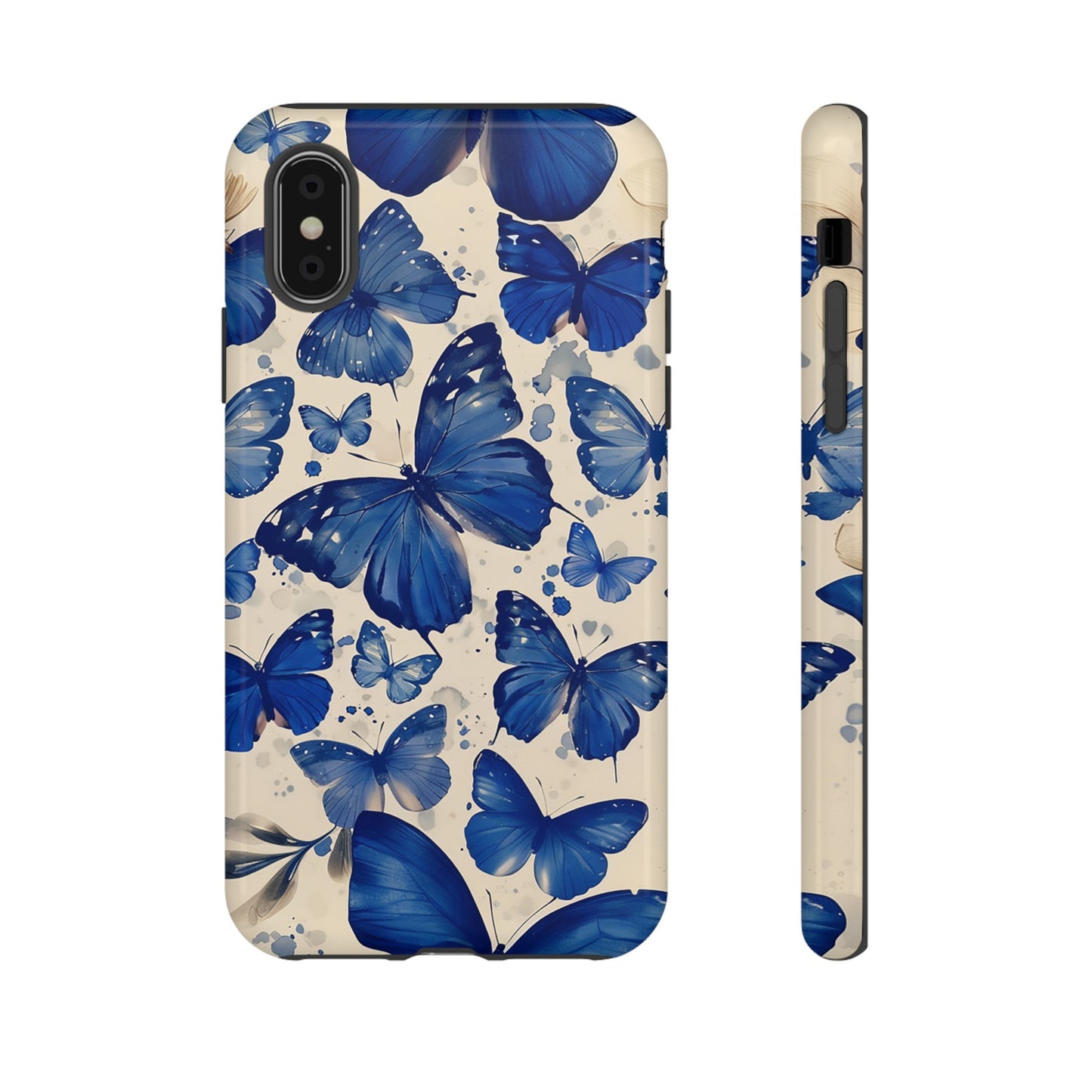 Blue Butterfly Tough Phone Case