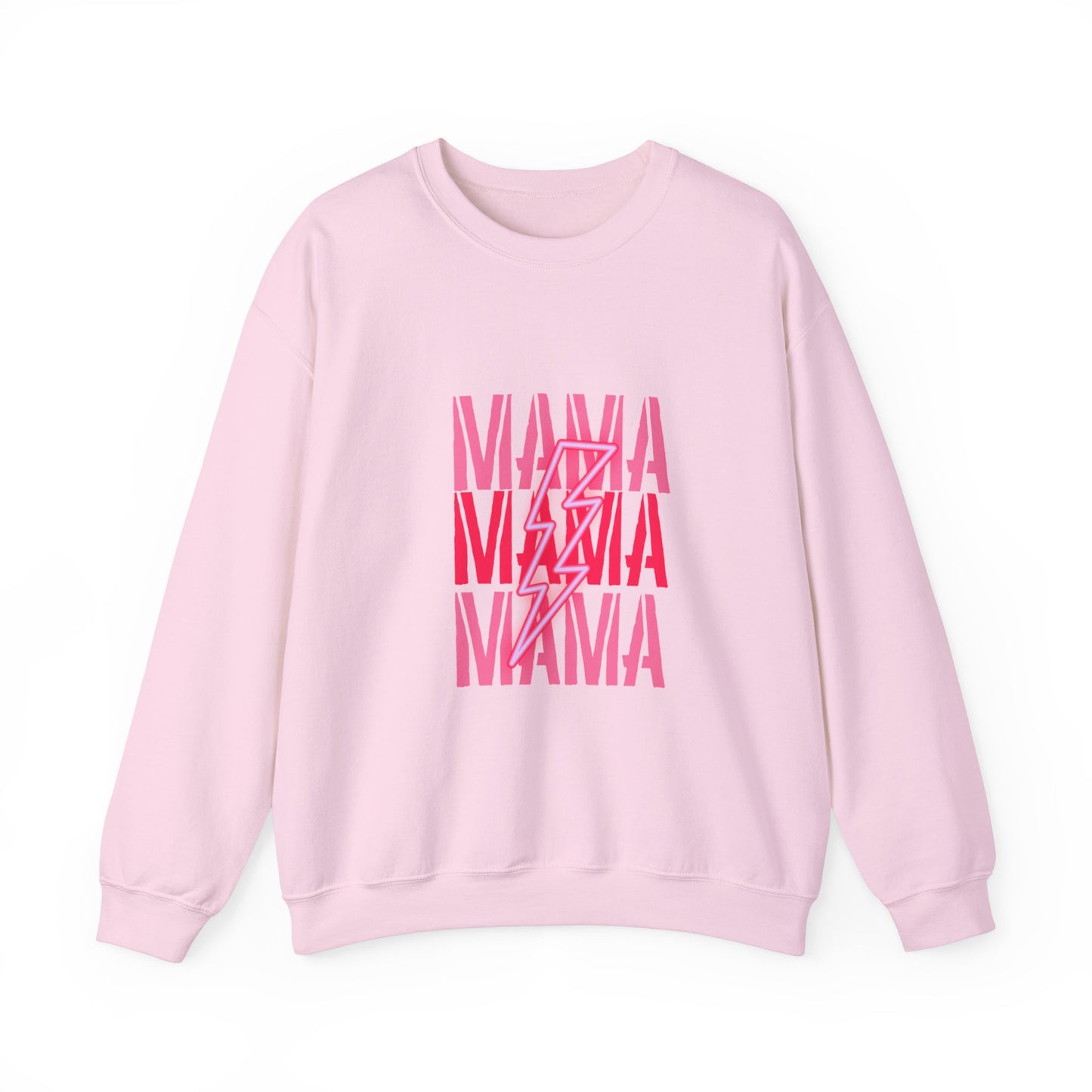 MAMA Lighting Bolt Unisex Heavy Blend™ Crewneck Sweatshirt