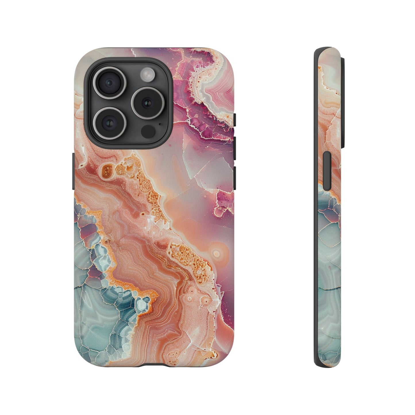 Pink Agate Tough Phone Case