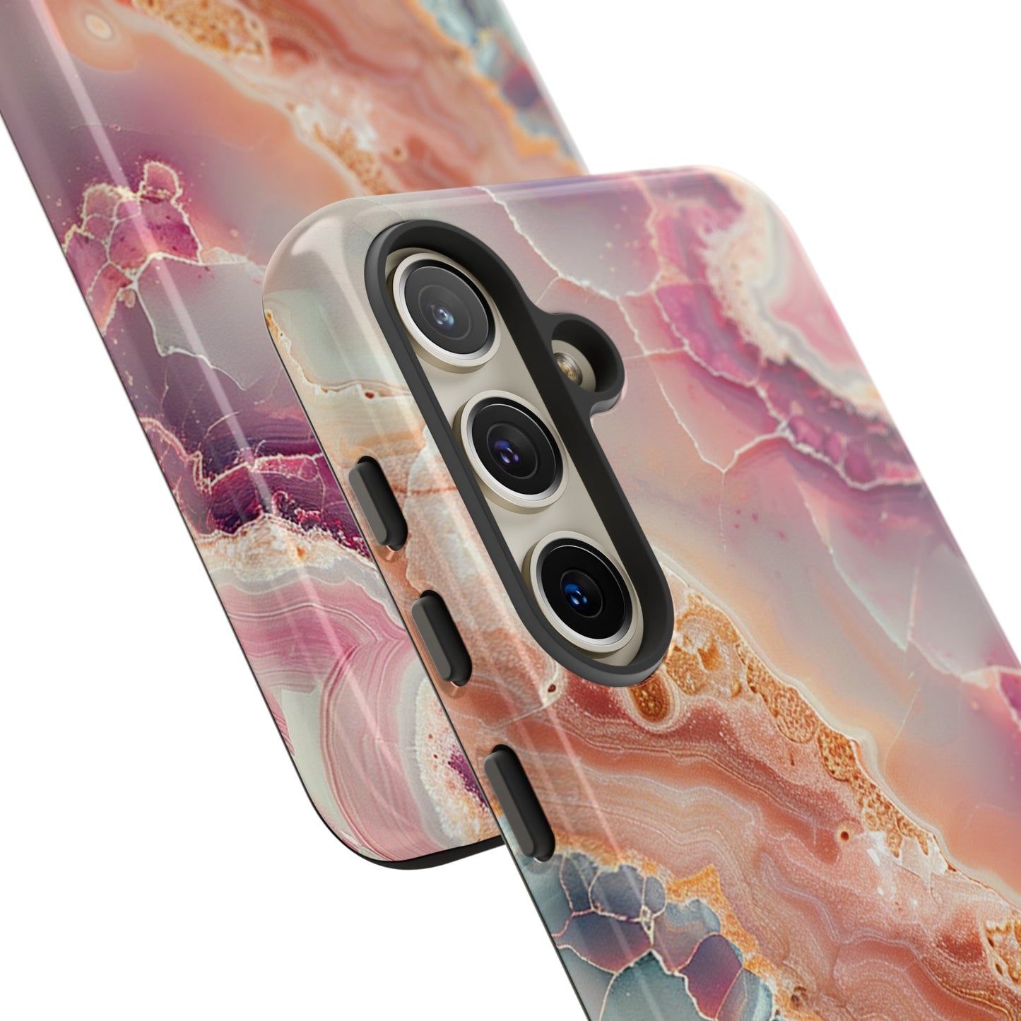 Pink Agate Tough Phone Case