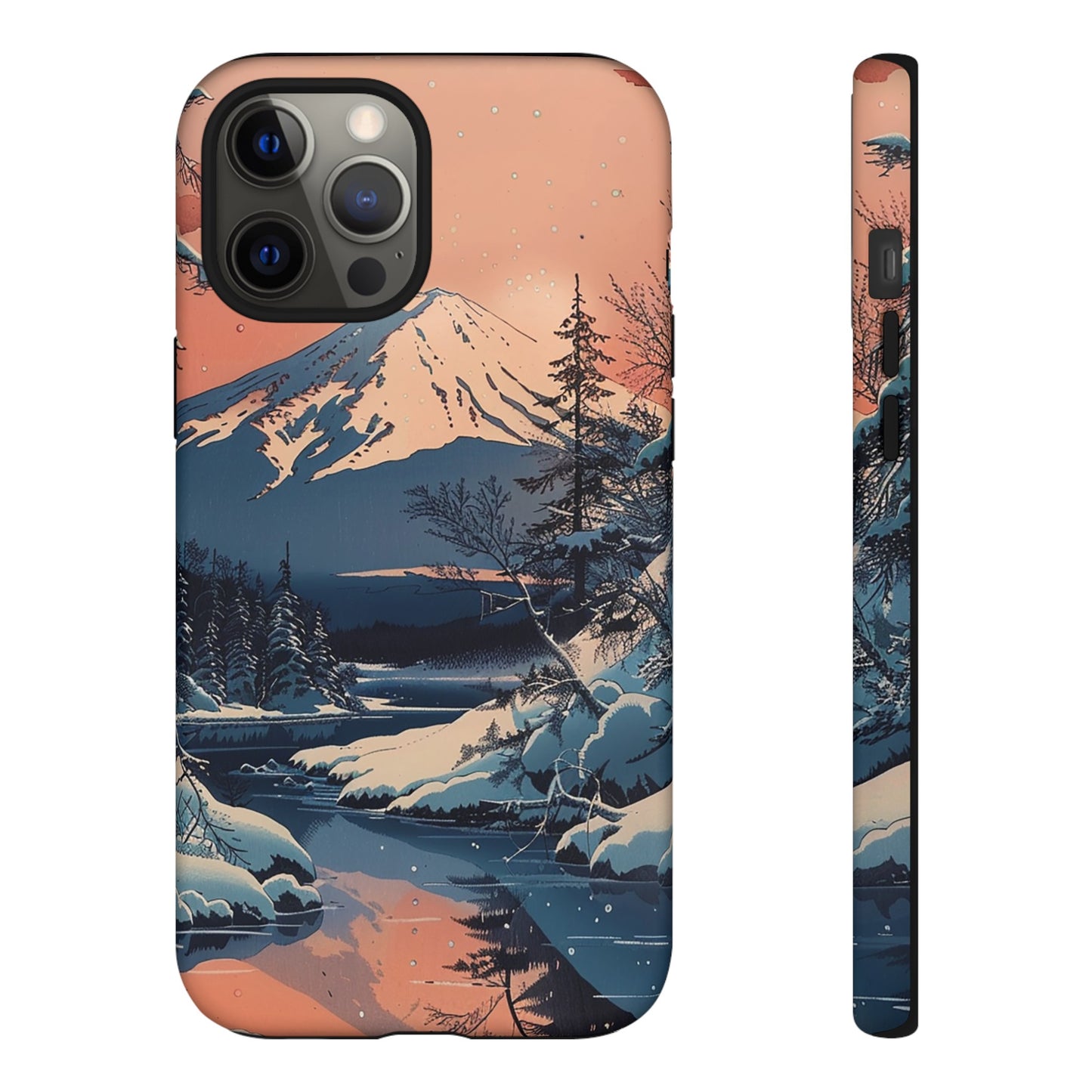 Snow Covered Mountain Tough Phone Case