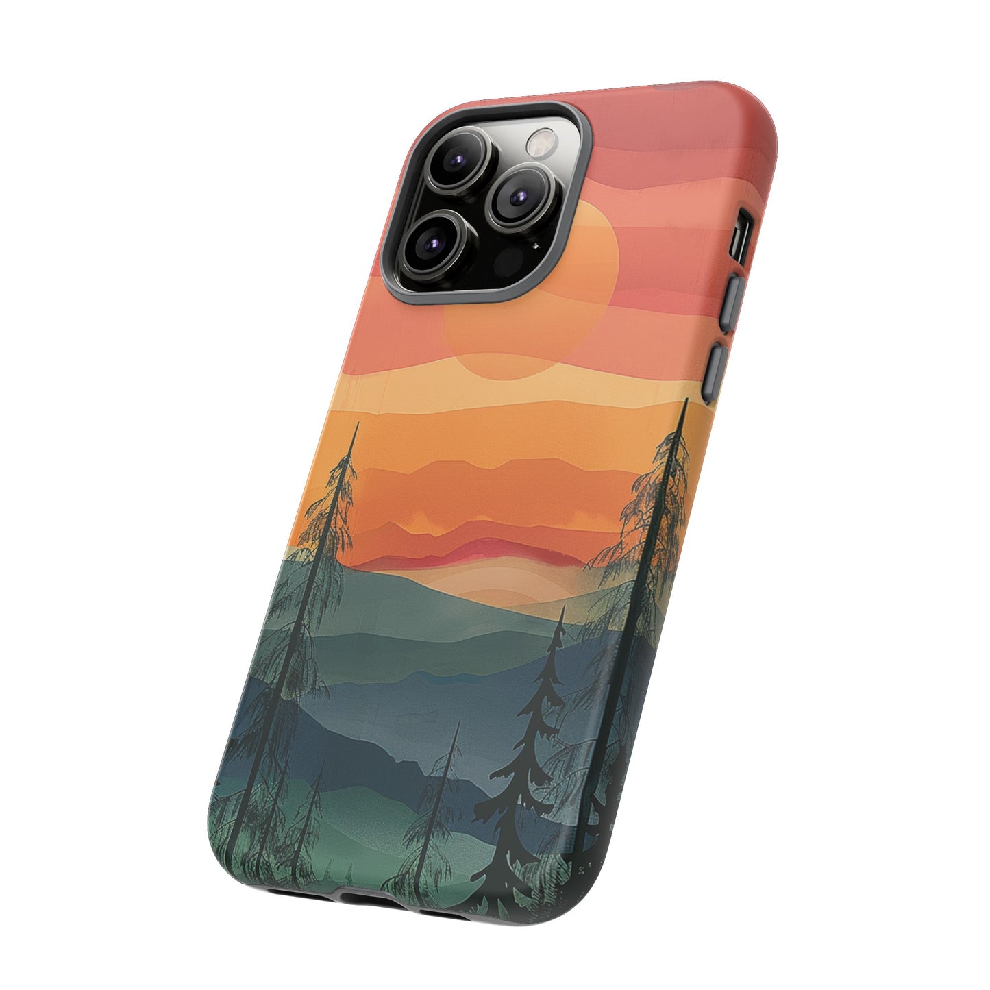 Forest Sunset Tough Phone Case