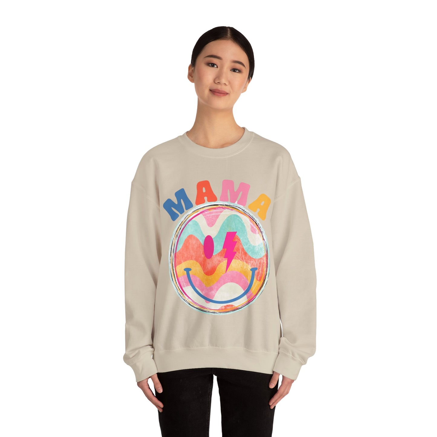 Retro 70's MAMA Unisex Crewneck Sweatshirt