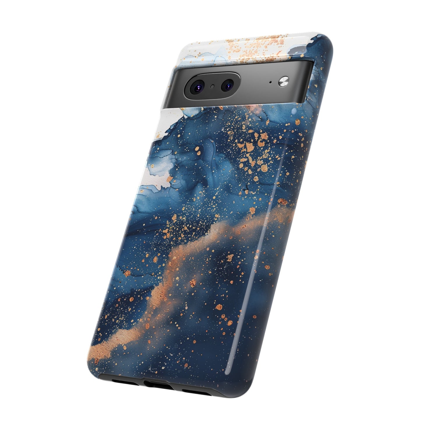 Blue Watercolors Tough Phone Case