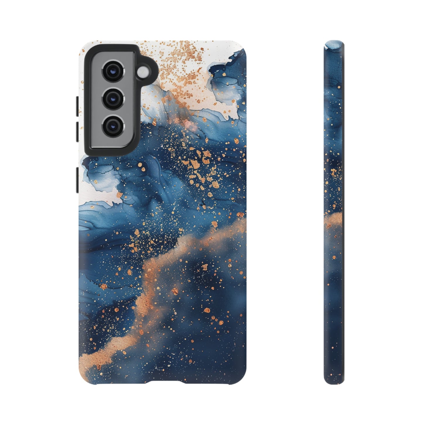 Blue Watercolors Tough Phone Case