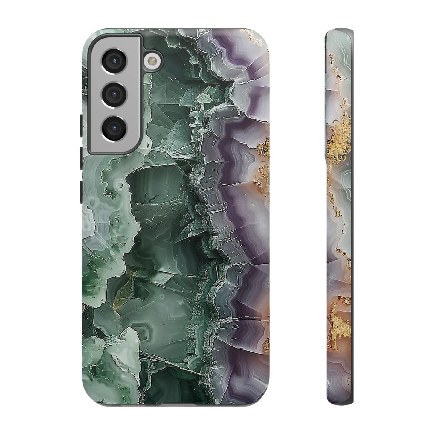 Emerald and Amethyst Tough Phone Case