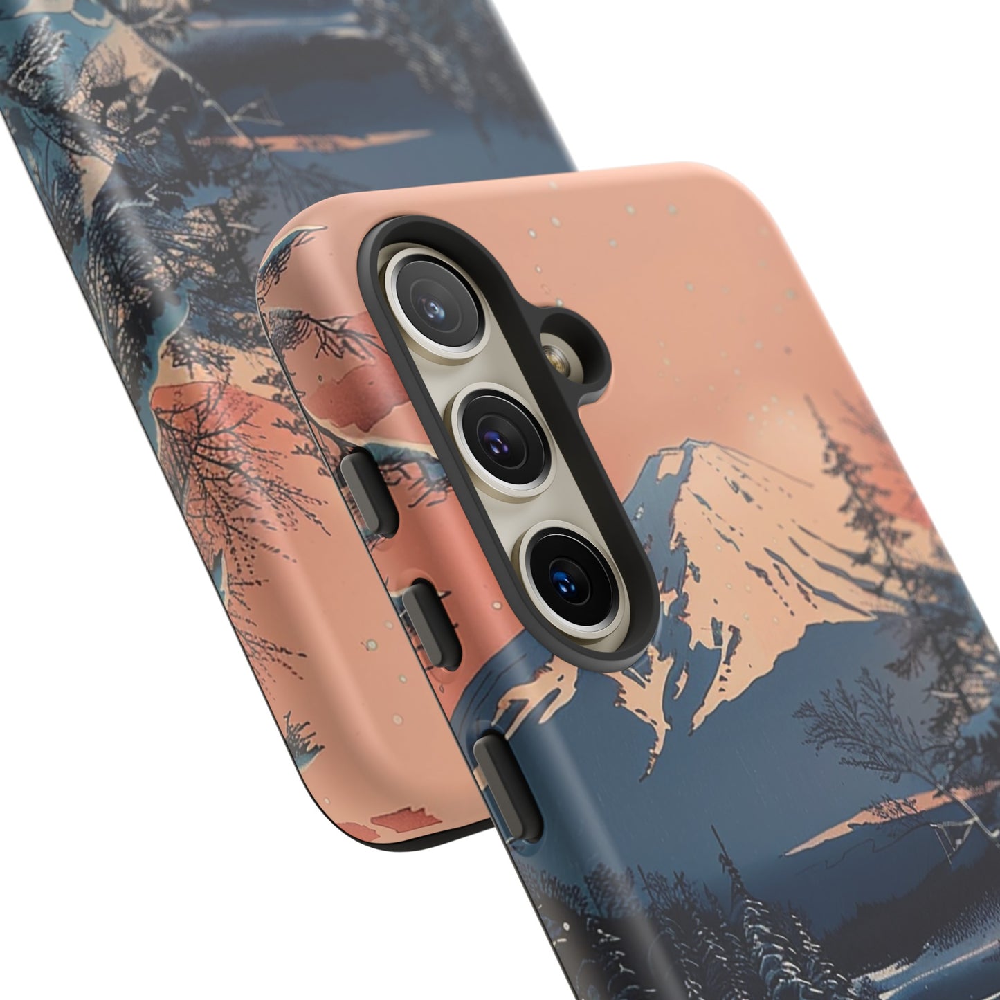 Snow Covered Mountain Tough Phone Case