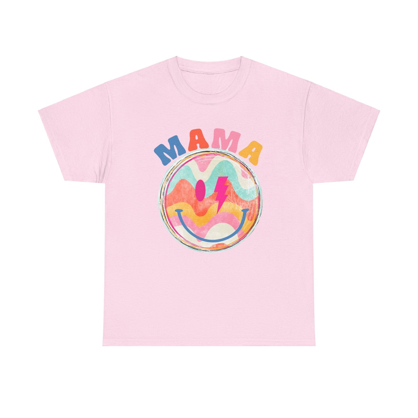 Retro 70's MAMA Smiley Face Unisex Tee