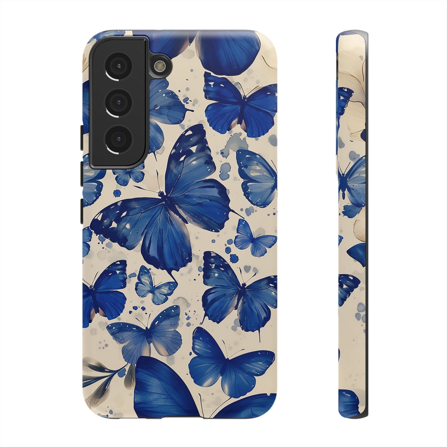 Blue Butterfly Tough Phone Case