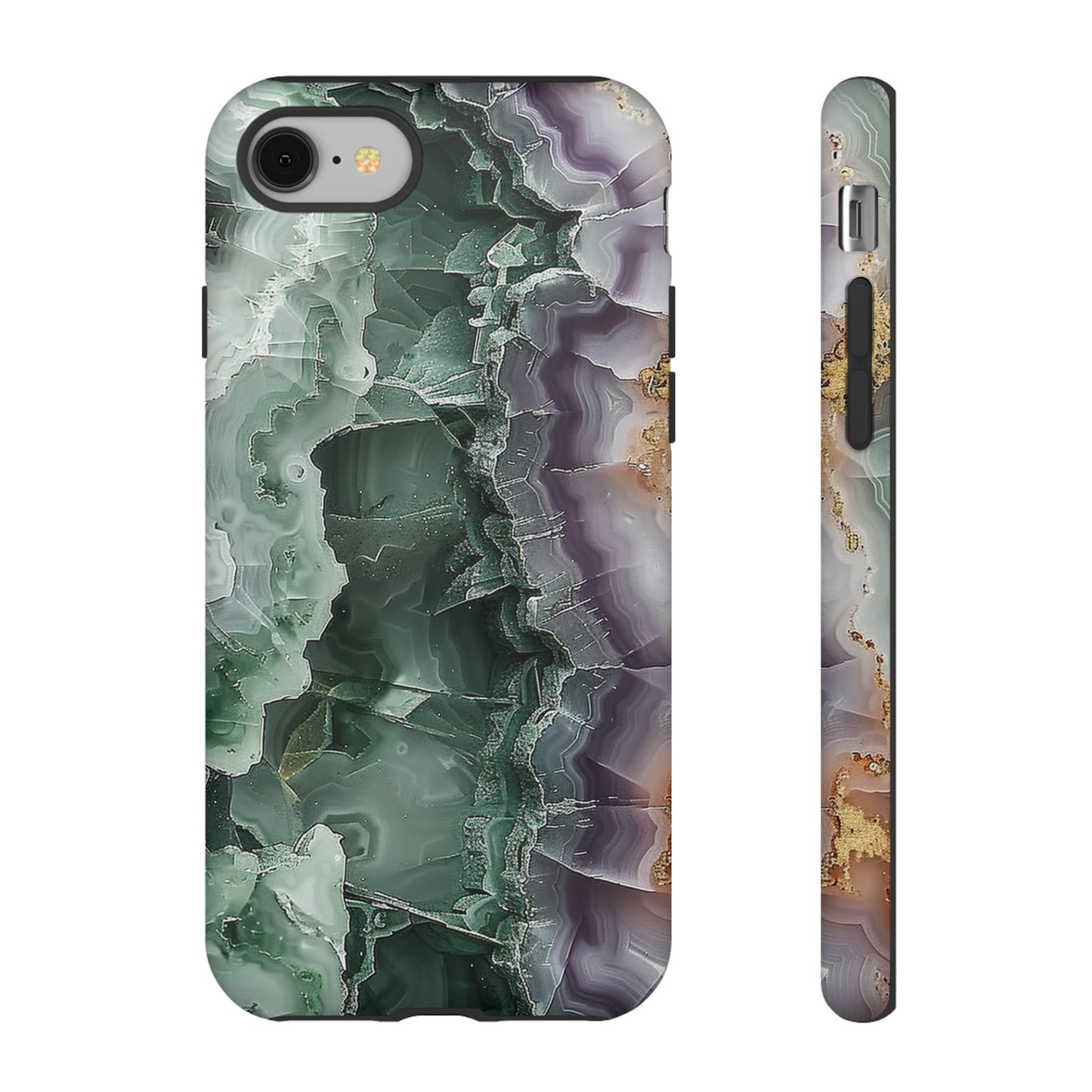 Emerald and Amethyst Tough Phone Case