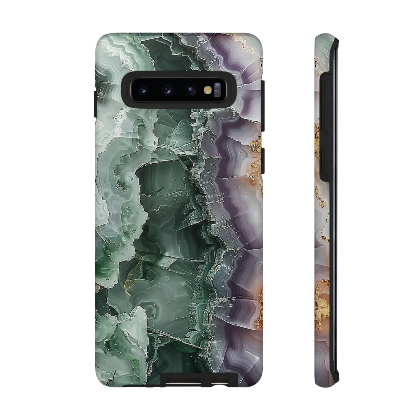 Emerald and Amethyst Tough Phone Case