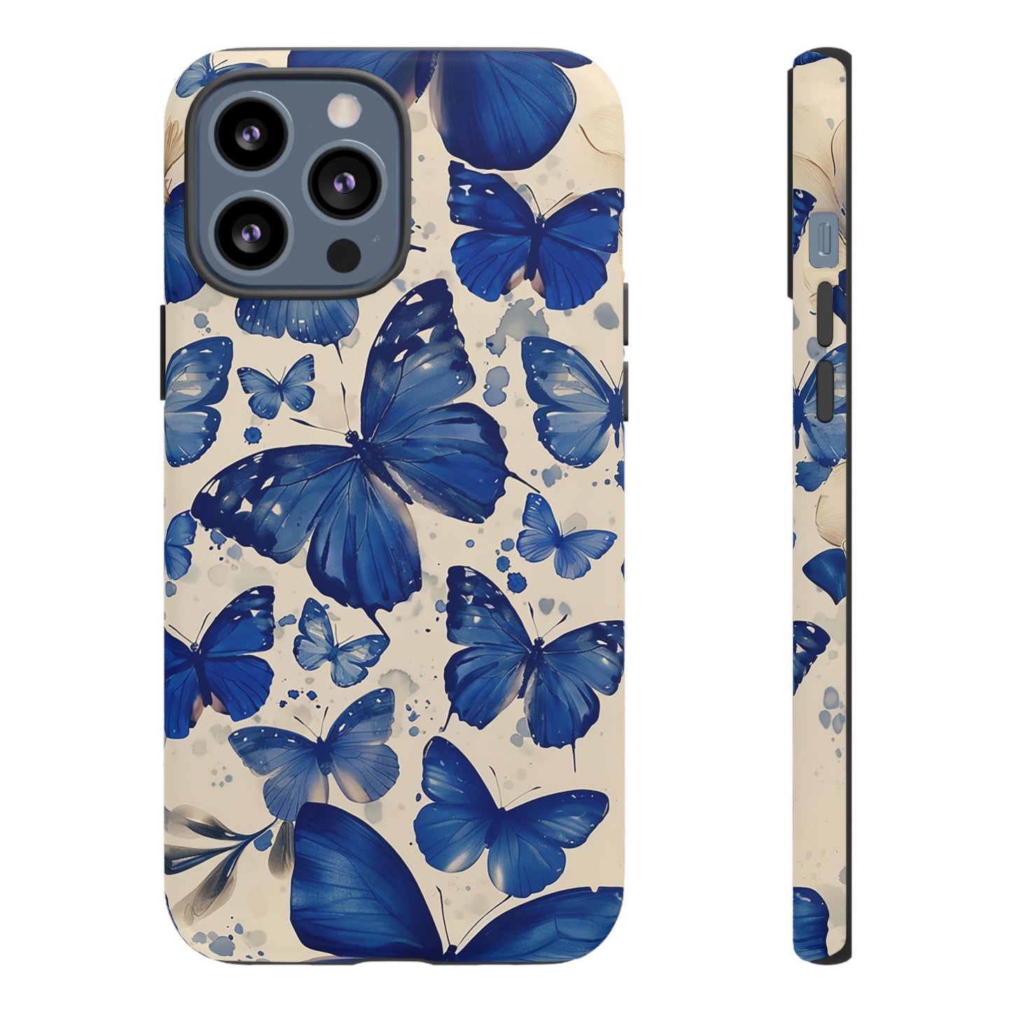 Blue Butterfly Tough Phone Case