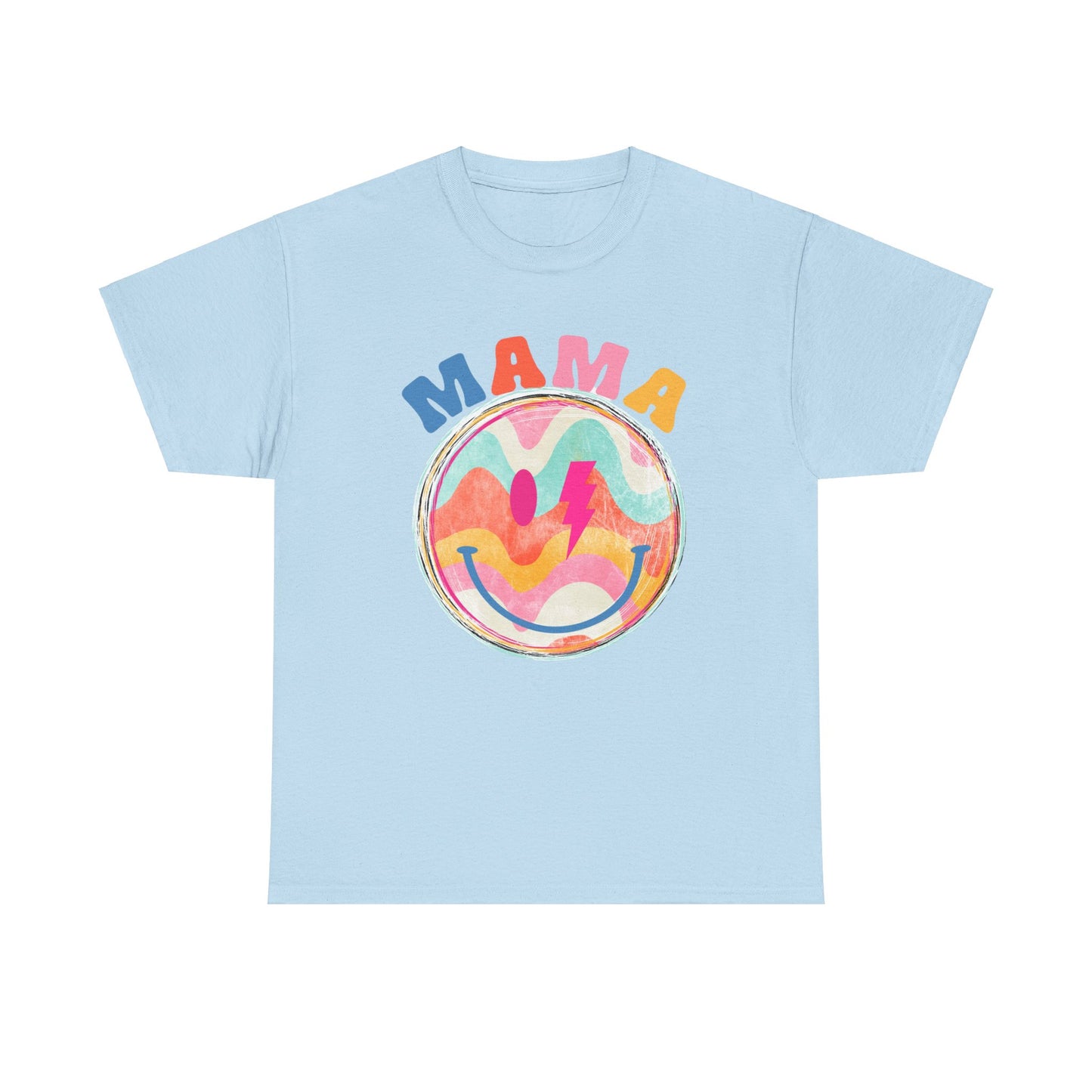 Retro 70's MAMA Smiley Face Unisex Tee