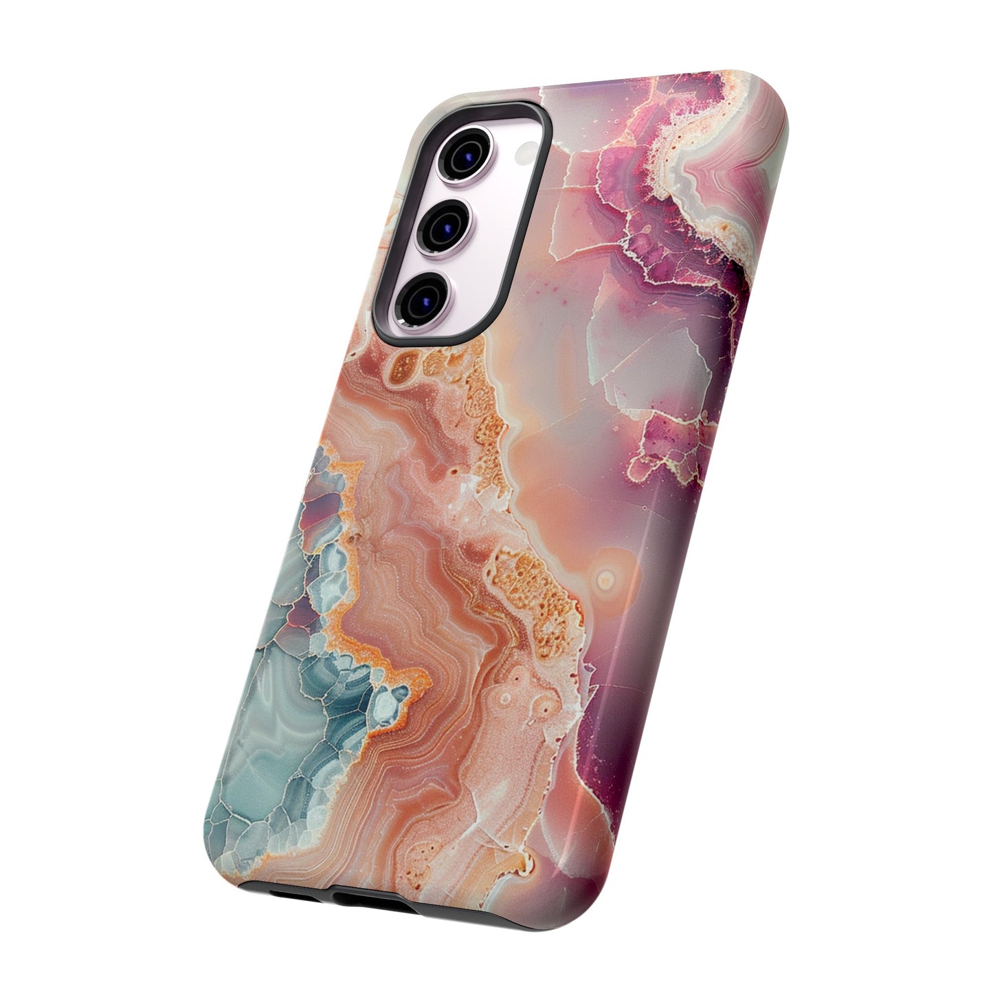 Pink Agate Tough Phone Case