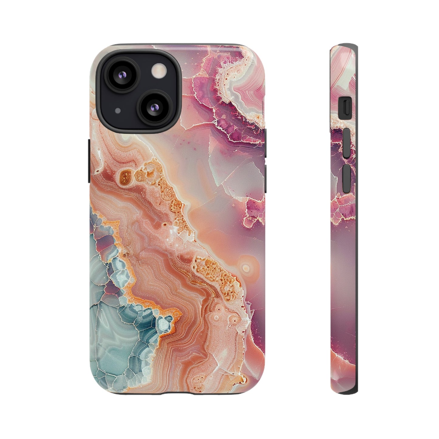 Pink Agate Tough Phone Case