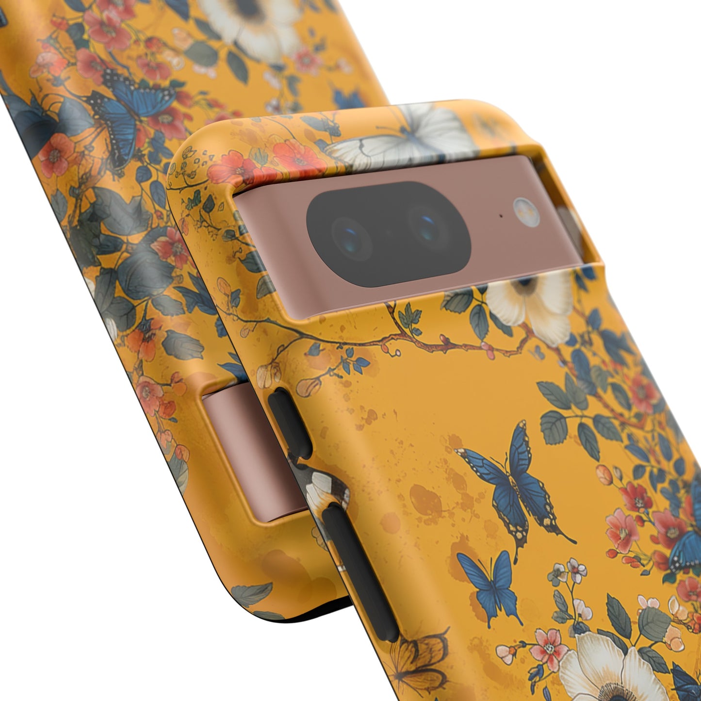 Yellow Floral Tough Phone Case