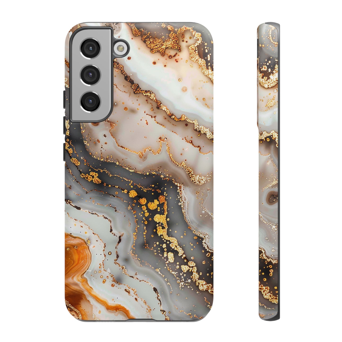 Gold Agate Tough Phone Case