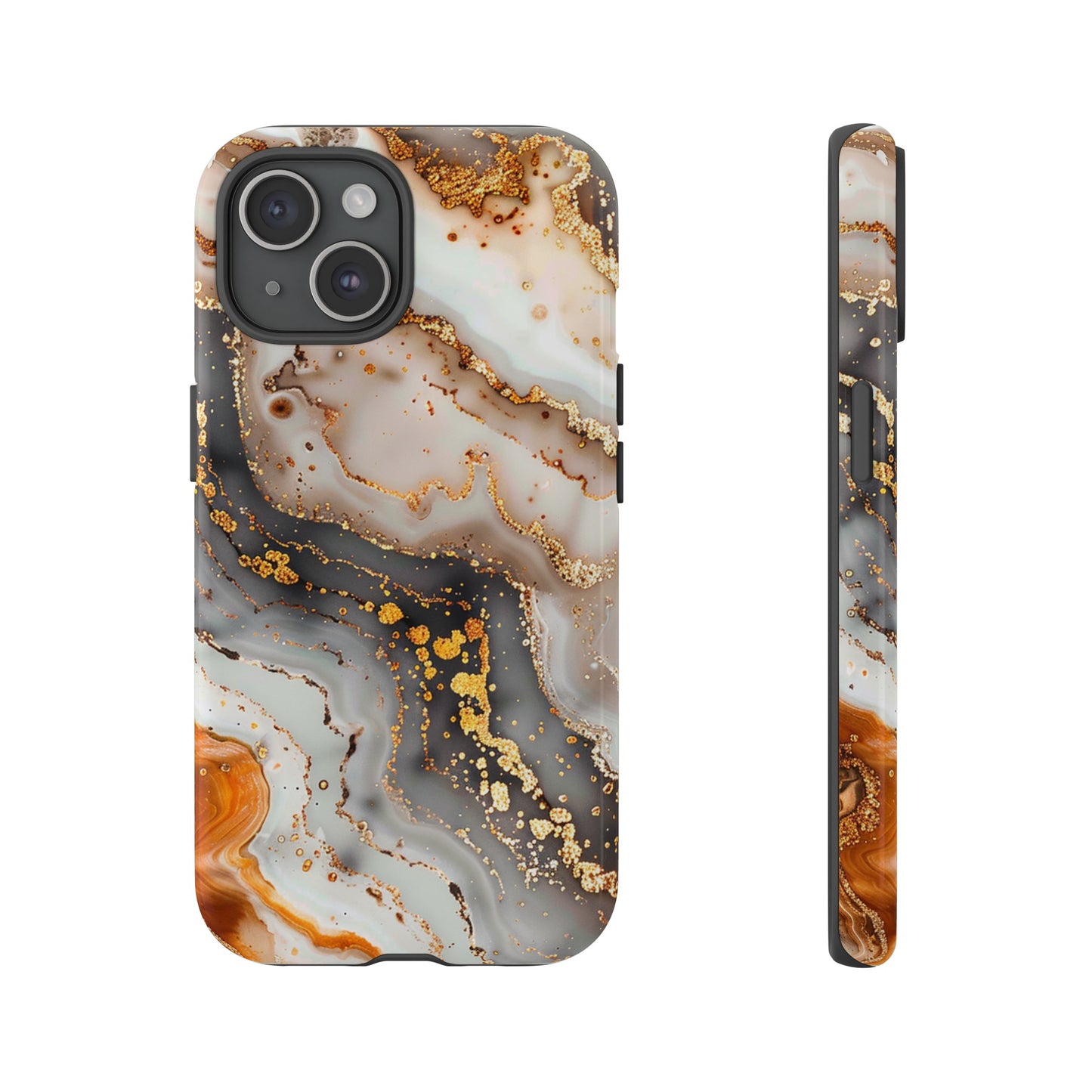 Gold Agate Tough Phone Case