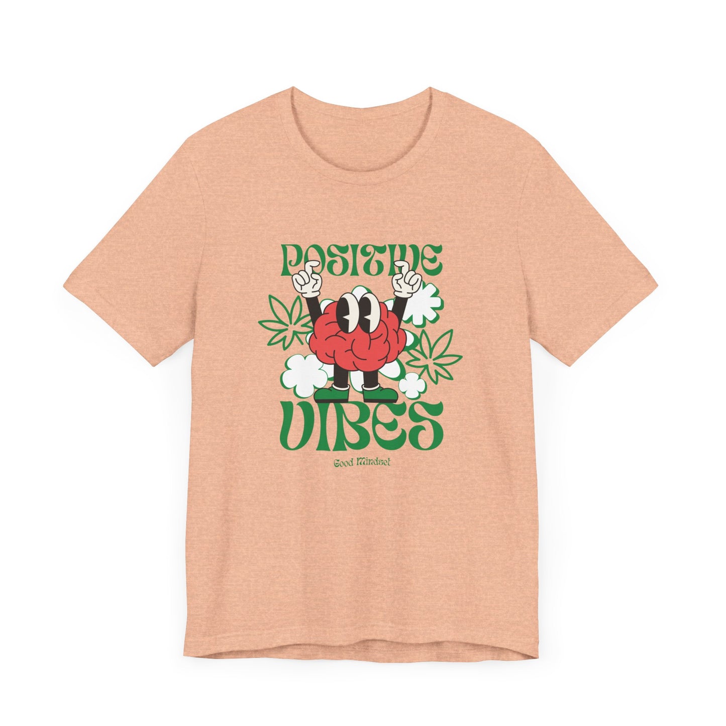 Positive Vibes (Cannabis) Jersey Short Sleeve Tee