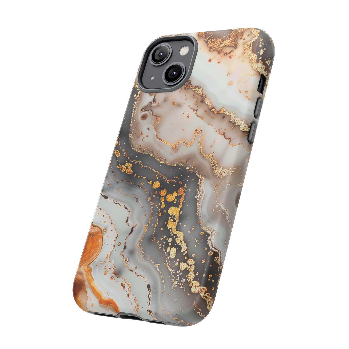 Gold Agate Tough Phone Case