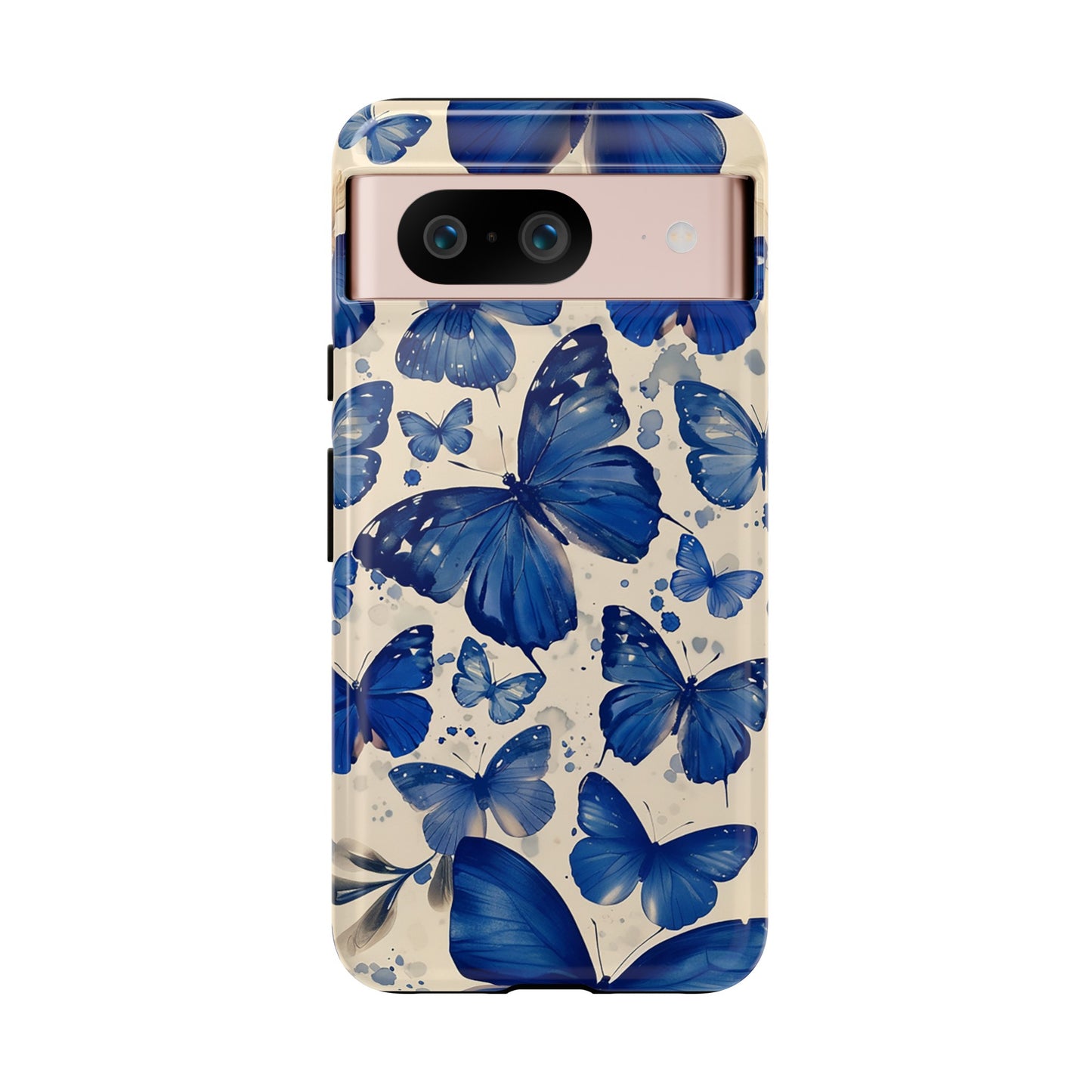 Blue Butterfly Tough Phone Case