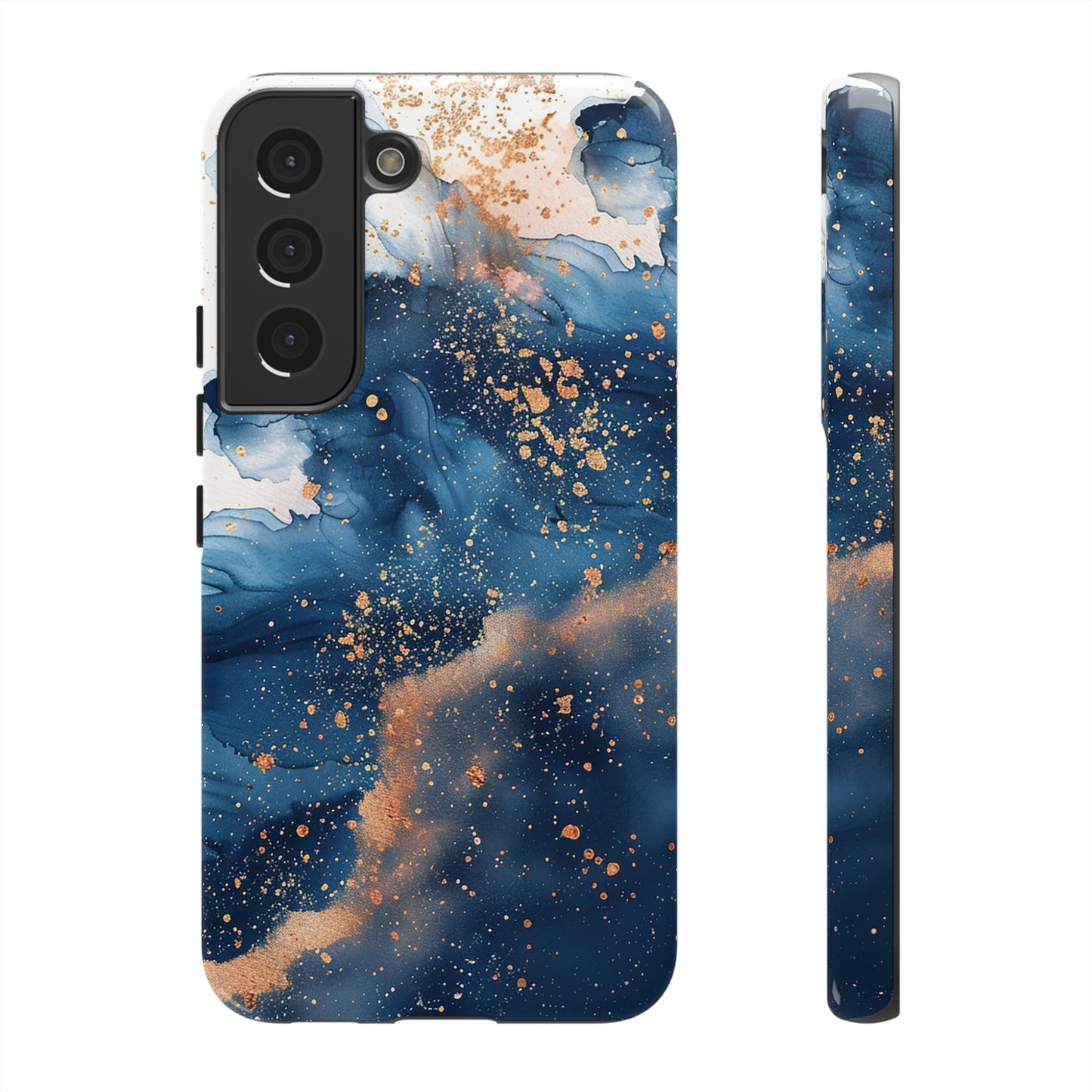 Blue Watercolors Tough Phone Case