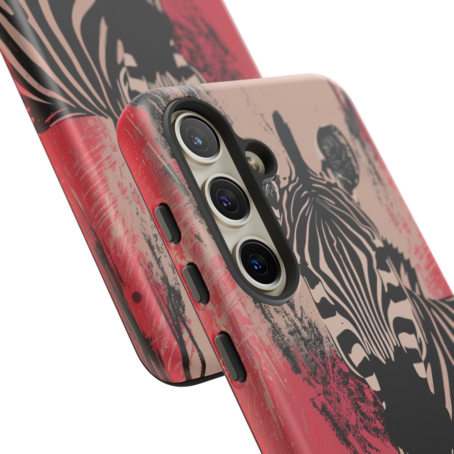 Pink Zebra Tough Phone Case