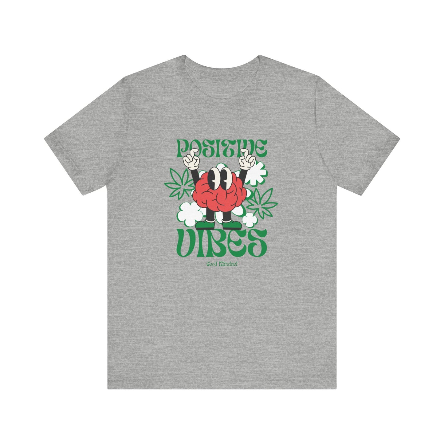 Positive Vibes (Cannabis) Jersey Short Sleeve Tee