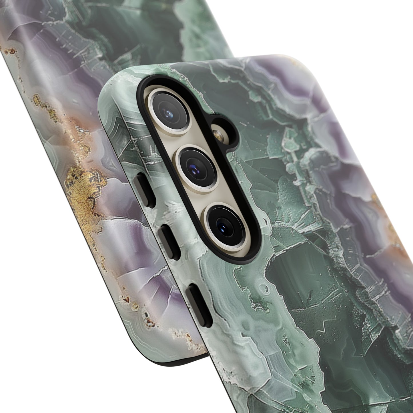 Emerald and Amethyst Tough Phone Case