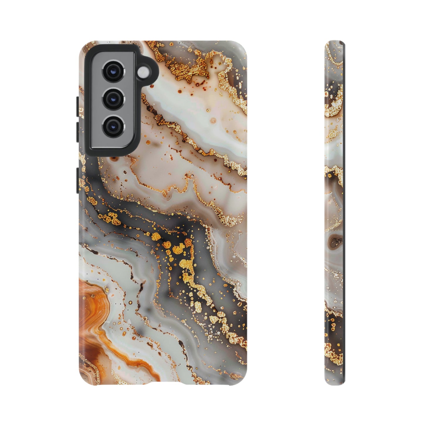 Gold Agate Tough Phone Case