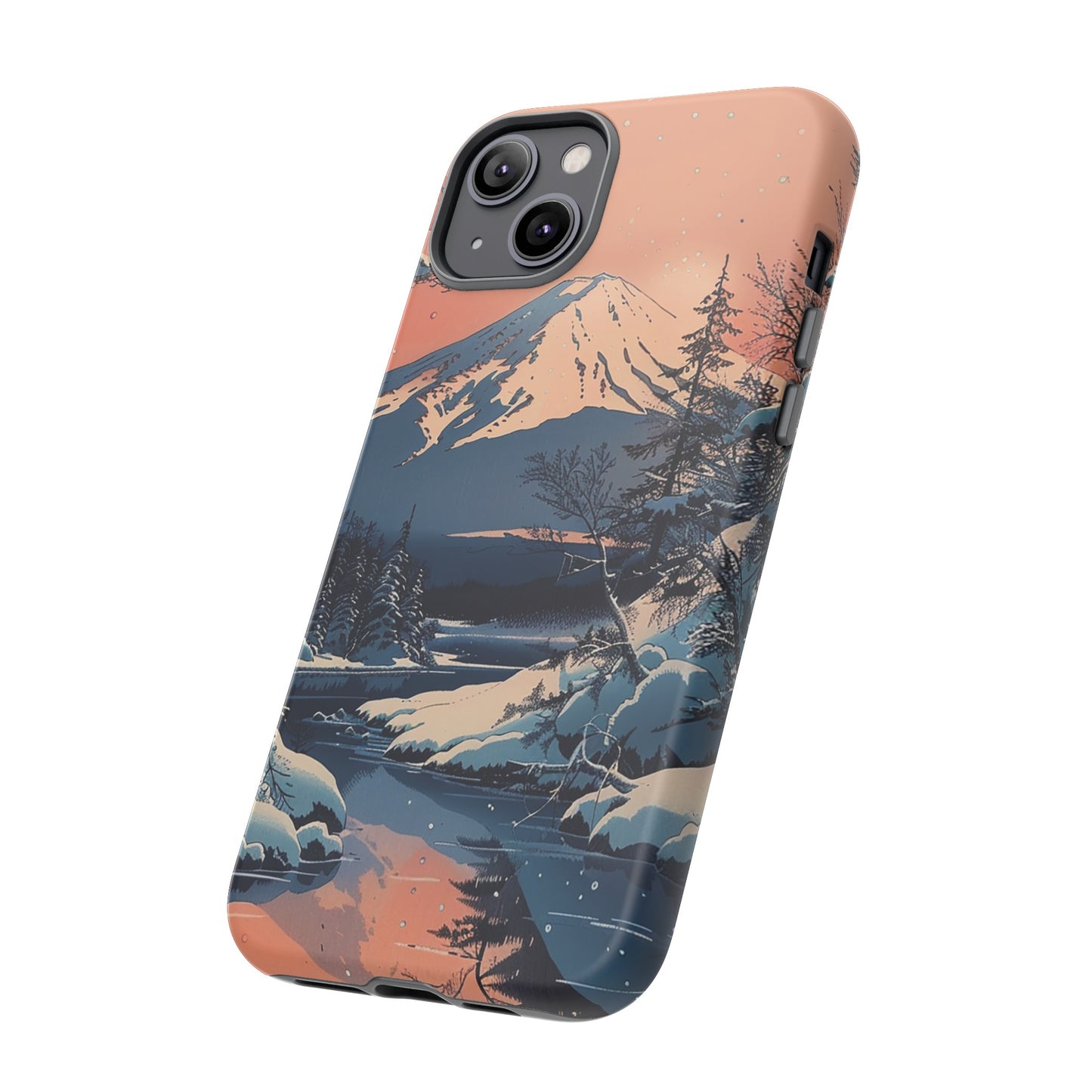 Snow Covered Mountain Tough Phone Case