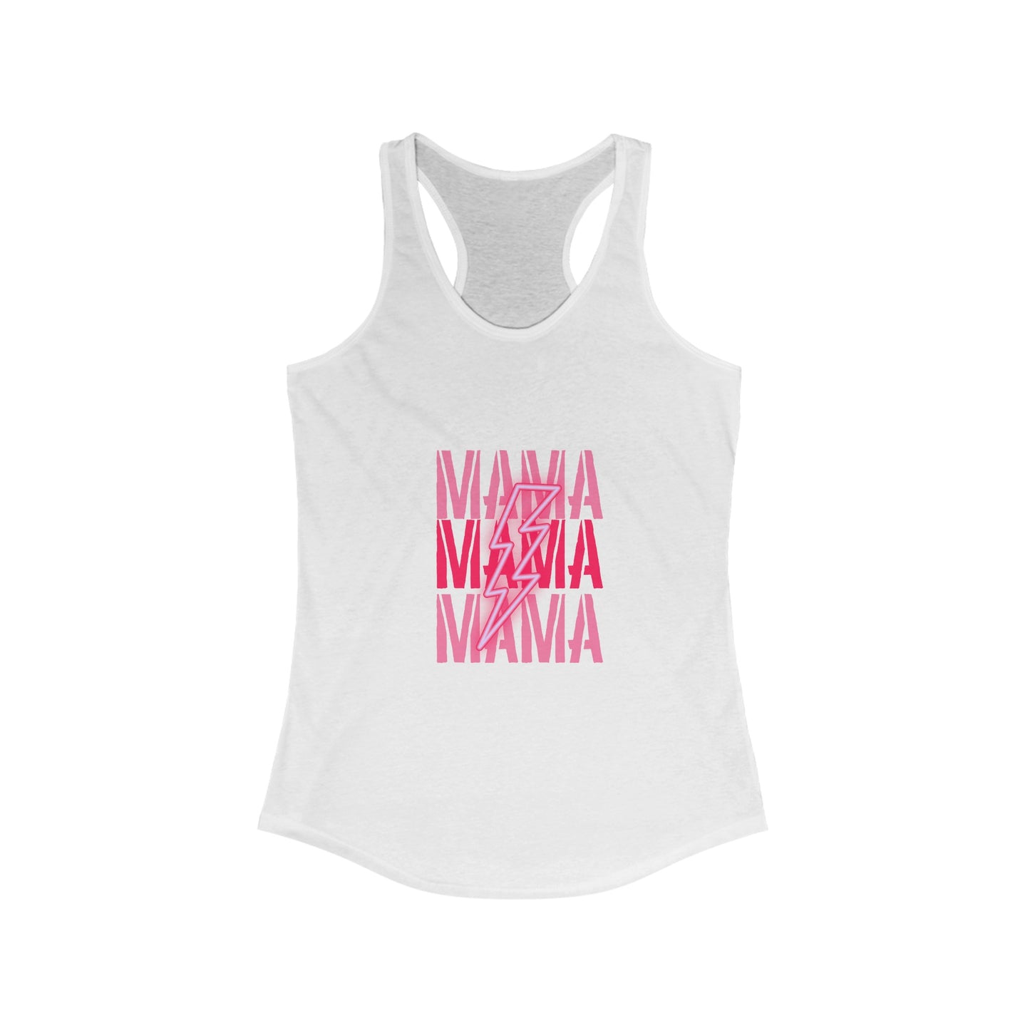 MAMA Lightning Bolt Women's Ideal Racerback Tank